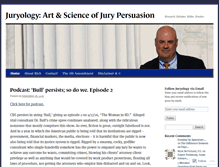 Tablet Screenshot of juryology.com
